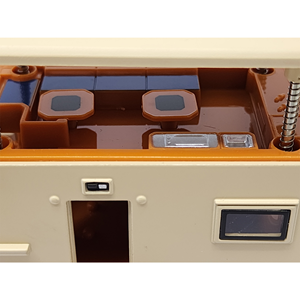 ماشین اسباب بازی کامیون کمپر مرسدس بنز نخودی مقیاس 1:24 BENZ NOMADISN_اسباب بازی